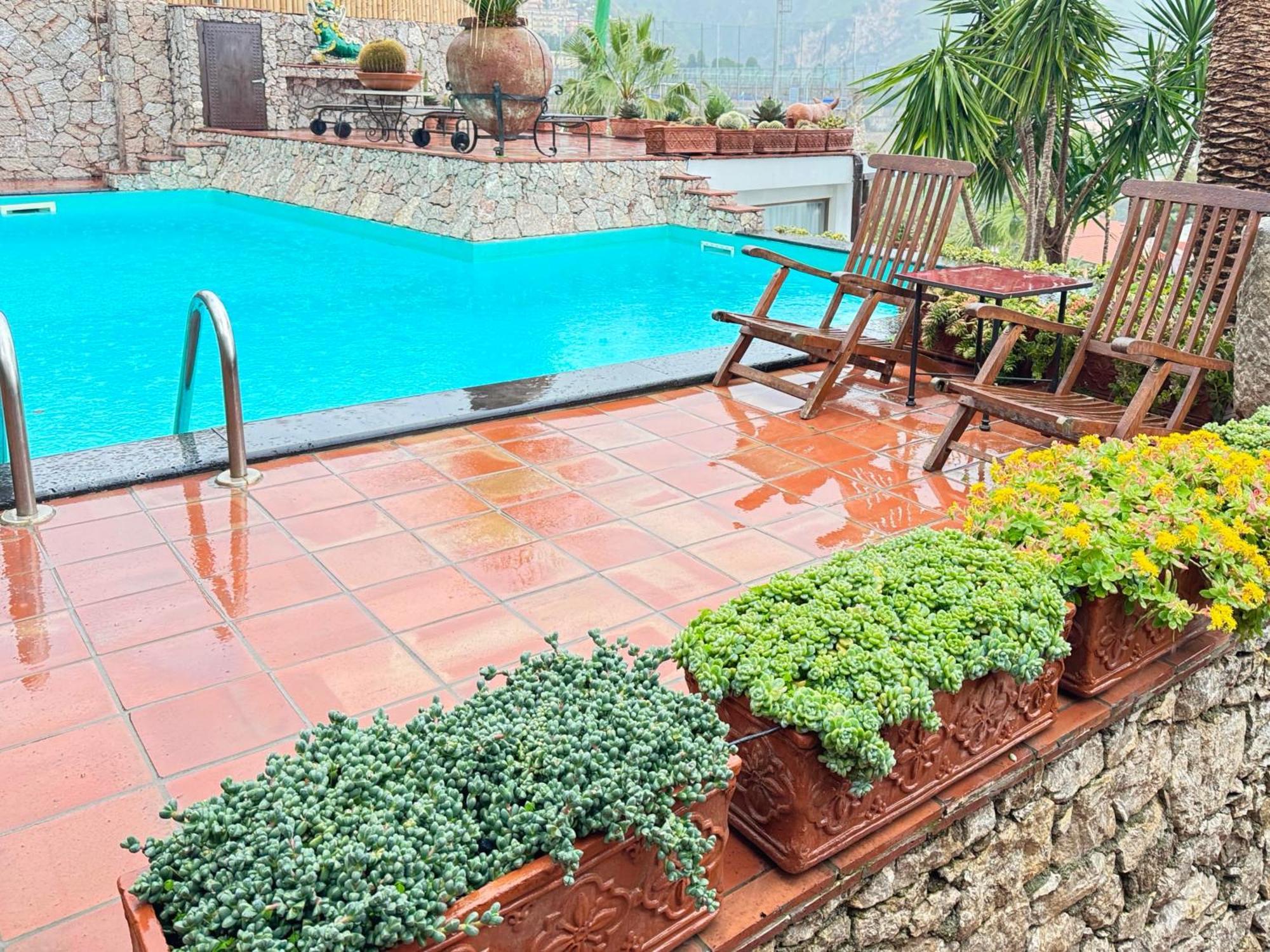 Villa Lou Taormina Private Villa With Panoramic Sea View Pool Exterior photo
