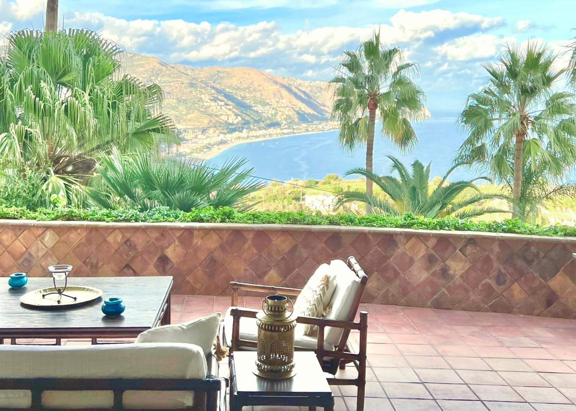 Villa Lou Taormina Private Villa With Panoramic Sea View Pool Exterior photo