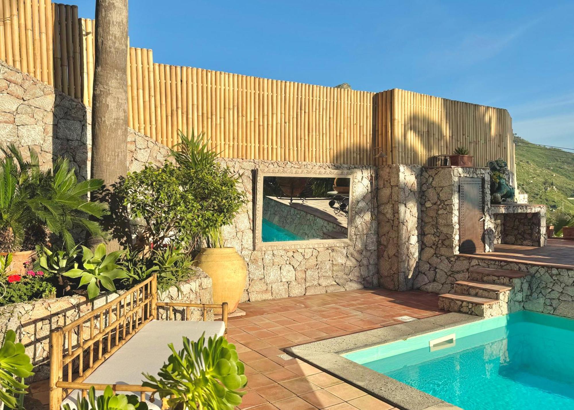Villa Lou Taormina Private Villa With Panoramic Sea View Pool Exterior photo